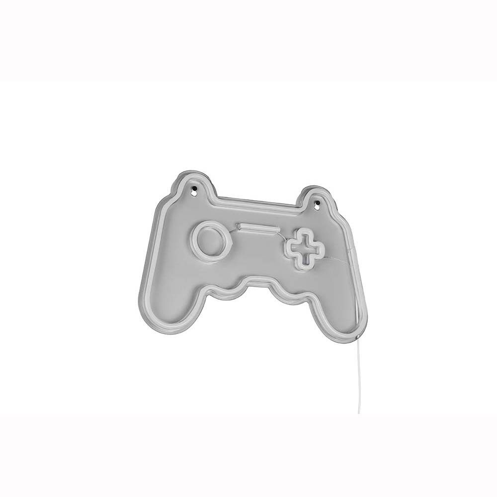 Reality Leuchten LED Wandleuchte, LED-Leuchtmittel fest verbaut, Wandleuchte Wandlampe LED Gamepad Design transparent USB C