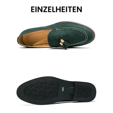 Daisred Herren Businessschuhe Slipper Leicht Loafer Bootsschuhe Mokassin