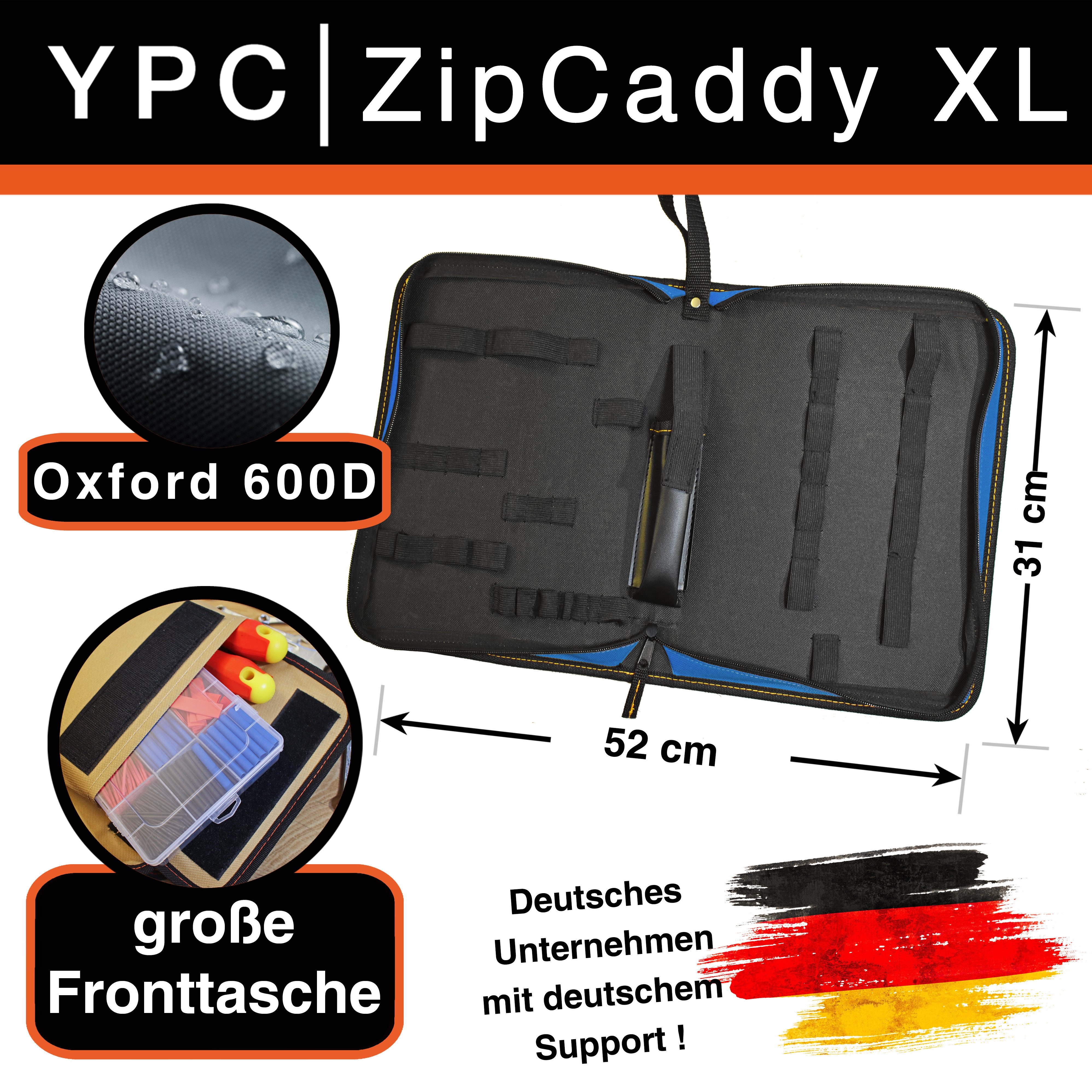 YPC Werkzeugtasche ZipCaddy XL, Werkzeugmappe, Werkzeug Organizer
