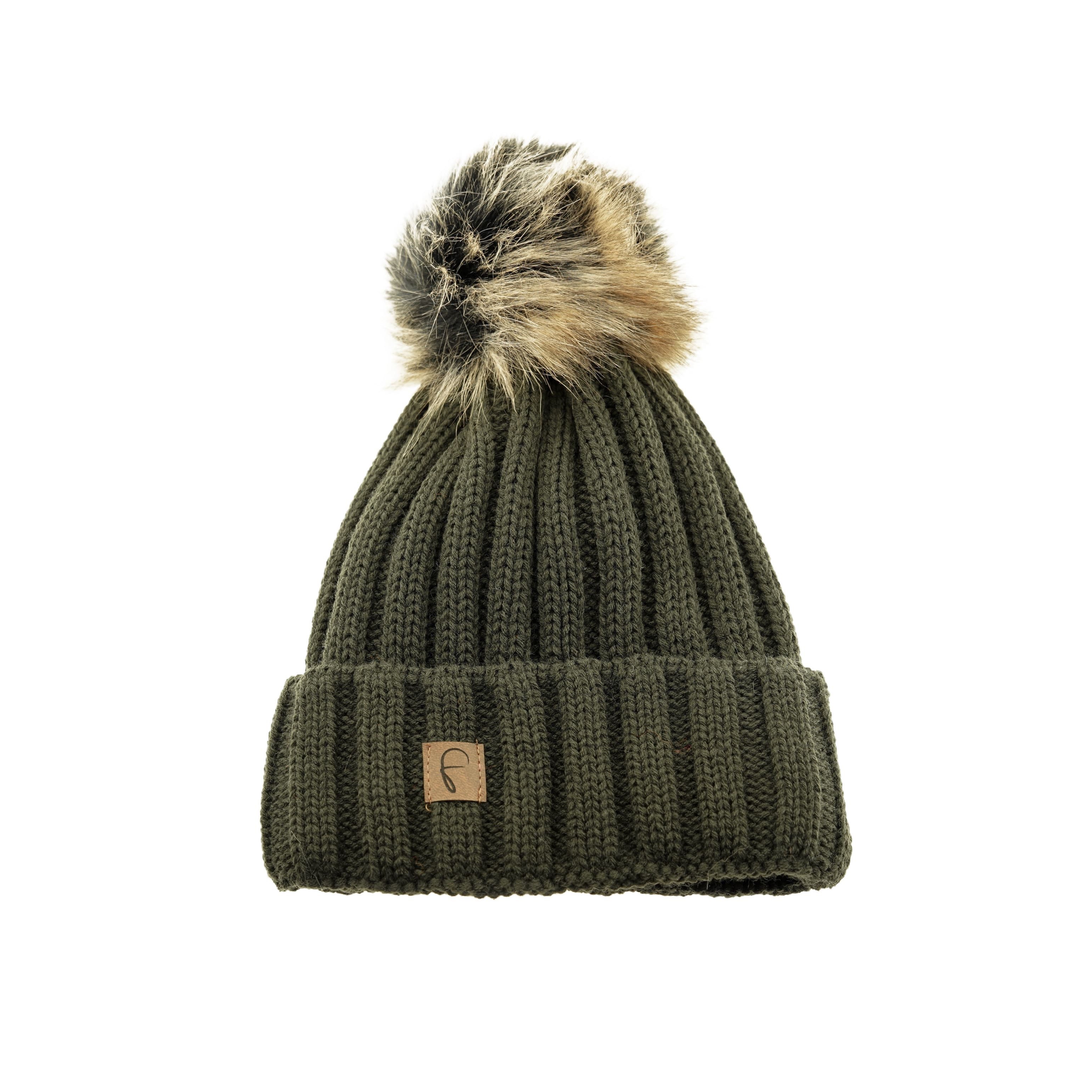 Bommelmütze Mütze zum Warmhalten im Herbst oder Winter Bommel-Mütze mit Futter