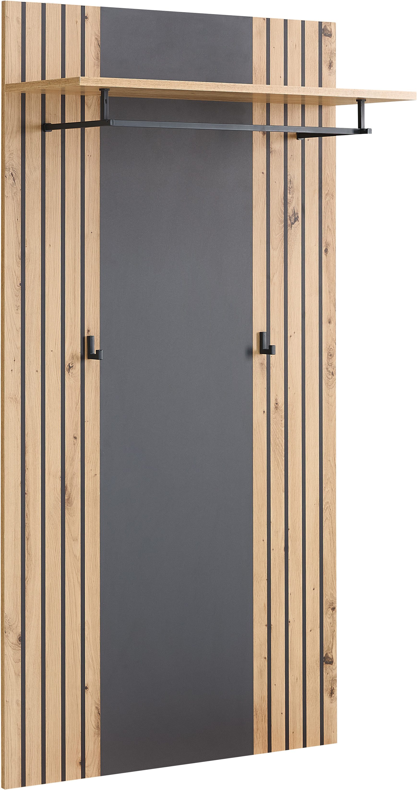 HBZ Garderobenpaneel "Lagos in Anthrazit, BxHxT 80x150x28 cm", (1 St.), Pan günstig online kaufen