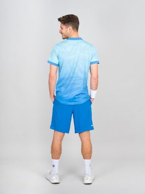 BIDI BADU Tennisshirt Colortwist Poloshirt für Herren in blau