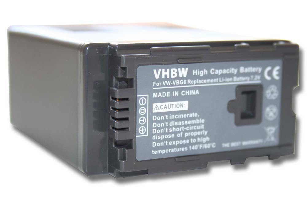 vhbw passend für Panasonic AG-HMC71, AG-HMC71E, AG-HMC81, AG-HMC81E, Kamera-Akku 4000 mAh
