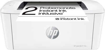 HP LaserJet M110w Schwarz-Weiß Laserdrucker, (Bluetooth, WLAN (Wi-Fi), Wi-Fi Direct, 2 Monate gratis Drucken mit HP Instant Ink inklusive)