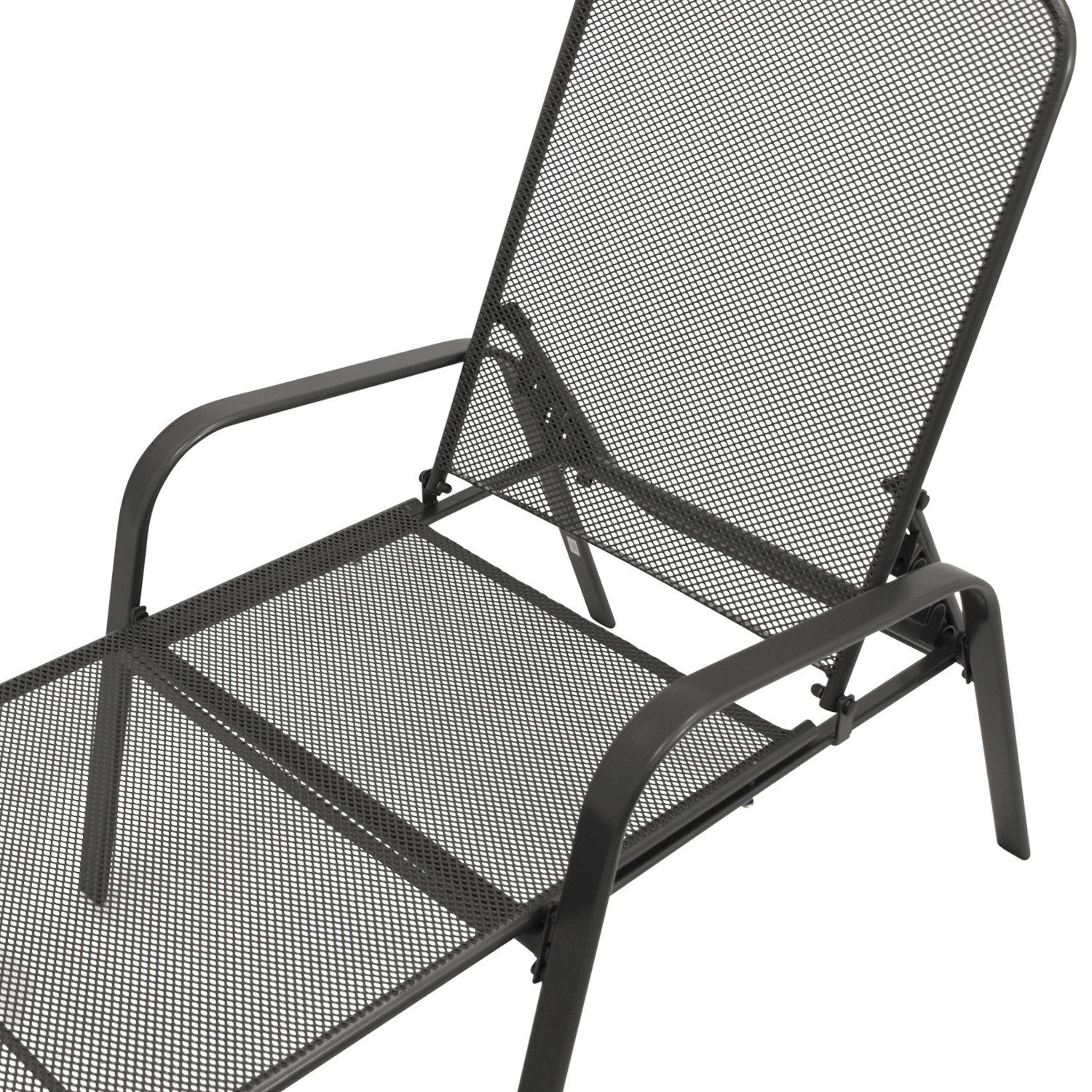 DEGAMO Gartenliege CLASSIC, verstellbar, Streckmetall anthrazit, günstig online kaufen