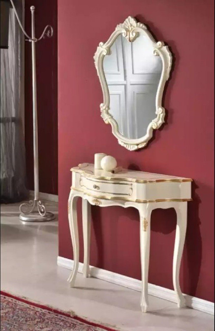 JVmoebel Konsolentisch Designer Luxus Konsole Tisch Holz Einrichtung Luxus Klassischer Möbel (2-St., 1x Konsole + 1x Spiegel), Made in Europa