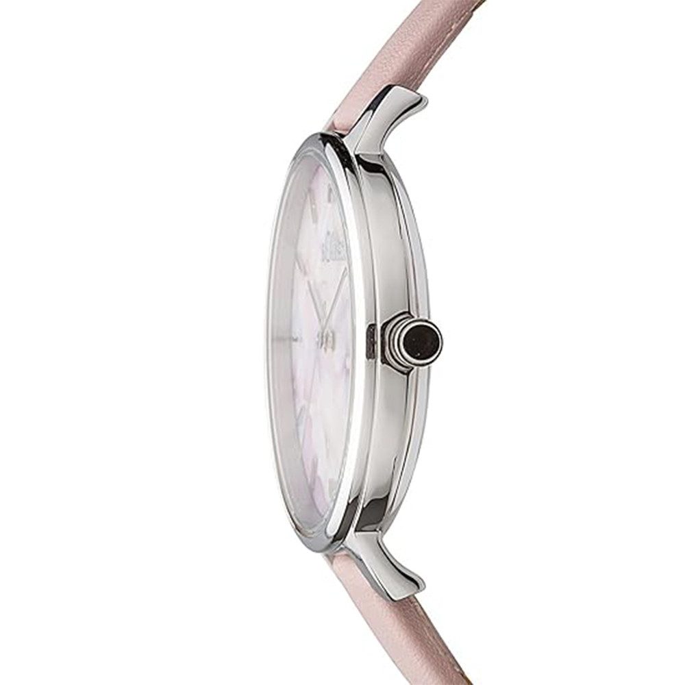 s.Oliver Quarzuhr s.Oliver Armbanduhr mit Lederarmband günstig online kaufen