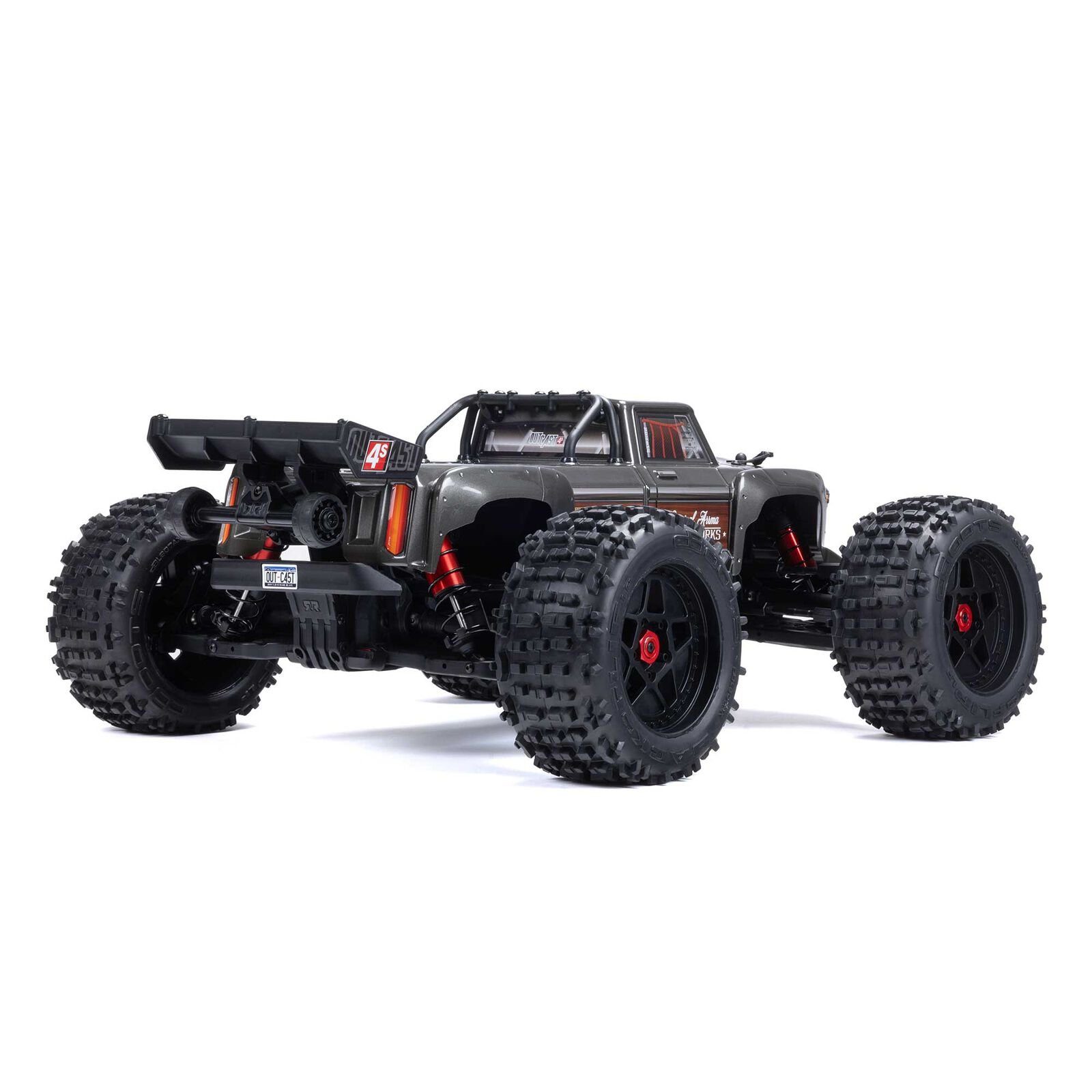 Arrma RC-Buggy Arrma OUTCAST 4X4 4S V2 RC BLX Stunt Truck RTR 1:10 Gunmetal