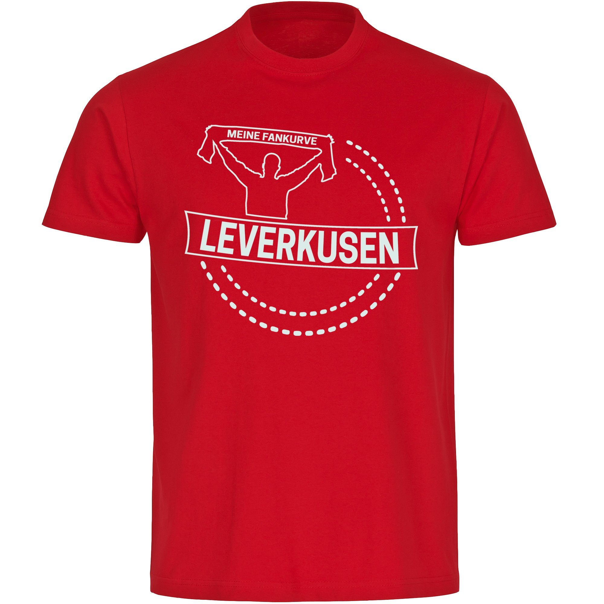 multifanshop T-Shirt Kinder Leverkusen - Meine Fankurve - Boy Girl