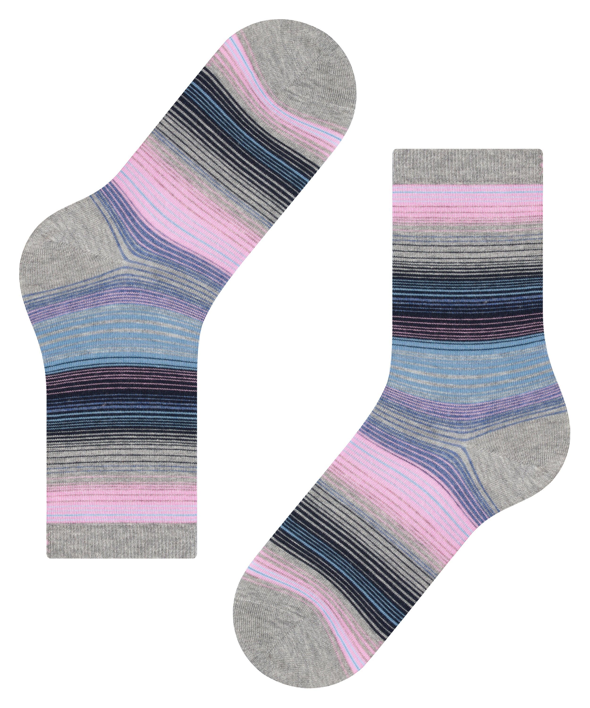 Socken grey light Stripe (3400) (1-Paar) Burlington