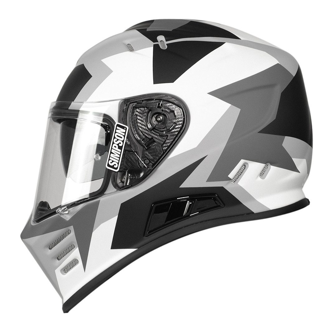 Simpson Motorradhelm Venom Have Blue Helm