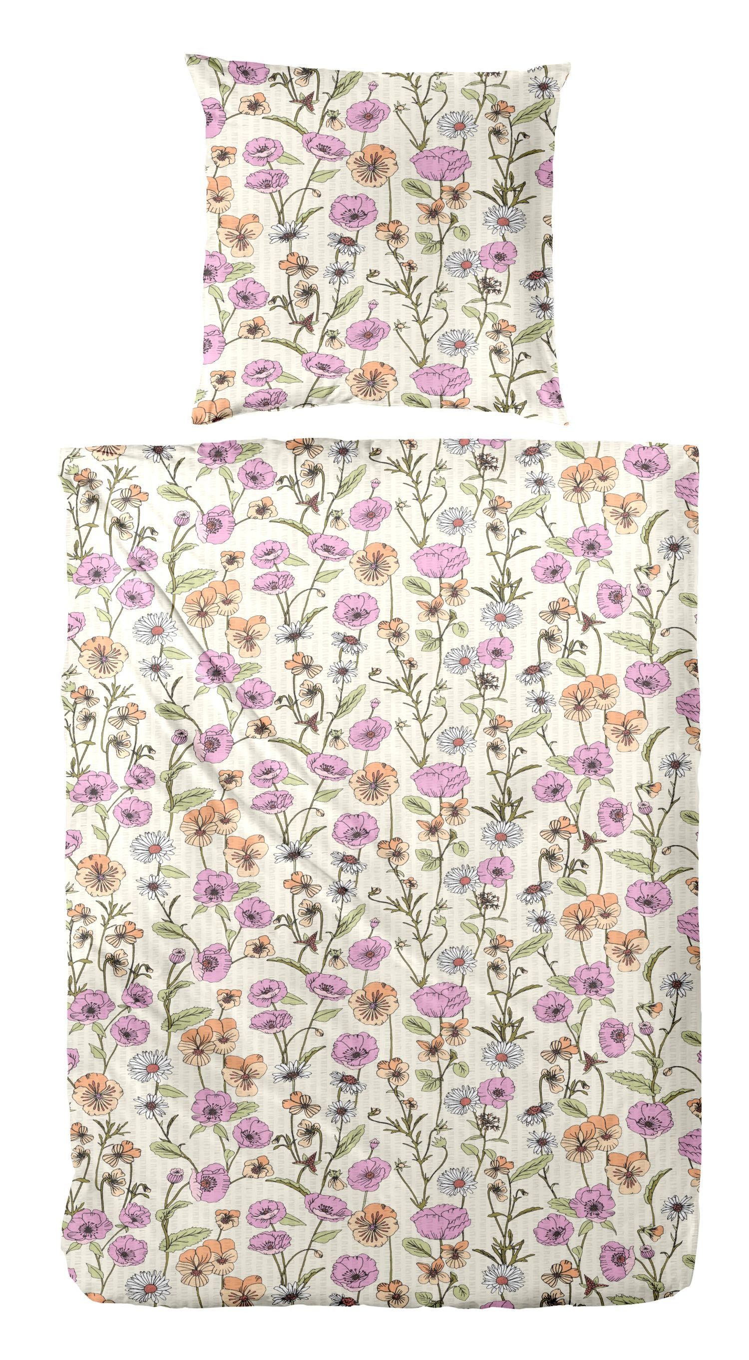 Primera Bettwäsche Primera Soft-Seersucker Bettwäsche 155x220 günstig online kaufen