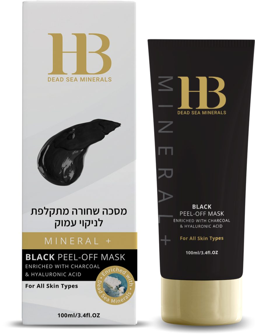 Gesichtsmaske Health&Beauty Aktivkohle Peel-off Maske – Totes Meer Mineralien 100ml