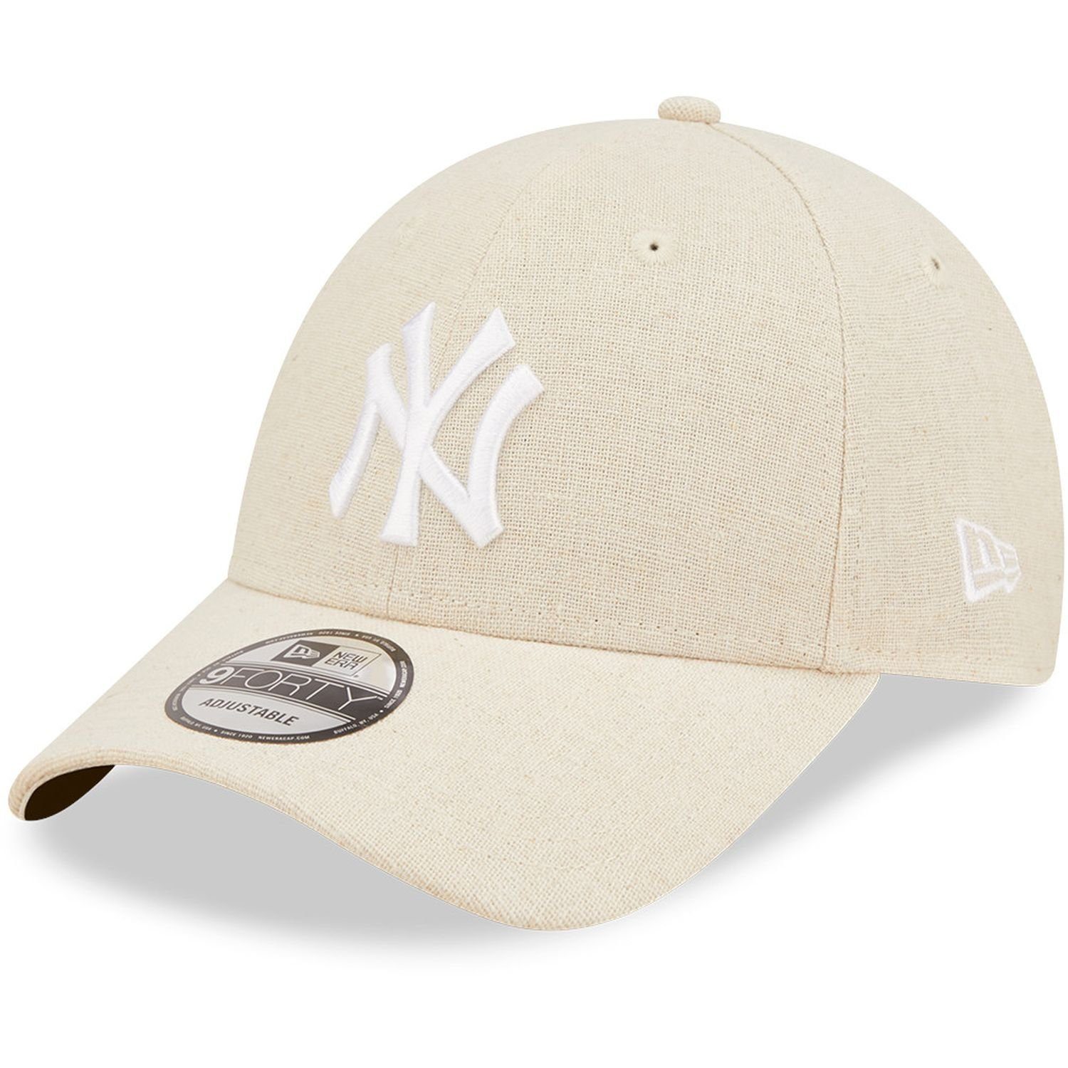 New Era Baseball Cap 9Forty Strapback LEINEN New York Yankees