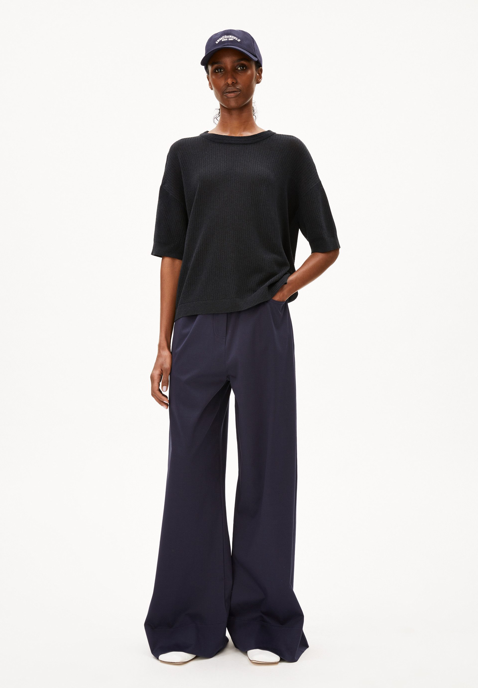 Armedangels Strickpullover LIZAA LINO Strickshirt aus Leinen-Mix Relaxed Fi günstig online kaufen