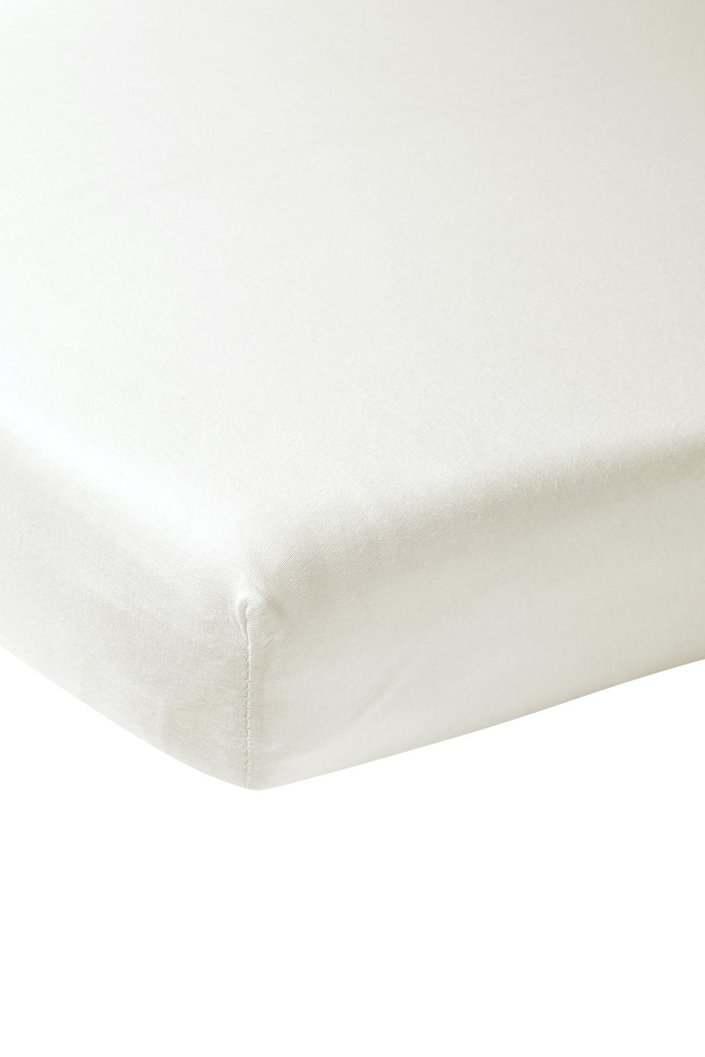 Meyco Home Spannbettlaken Uni Warm White, günstig online kaufen
