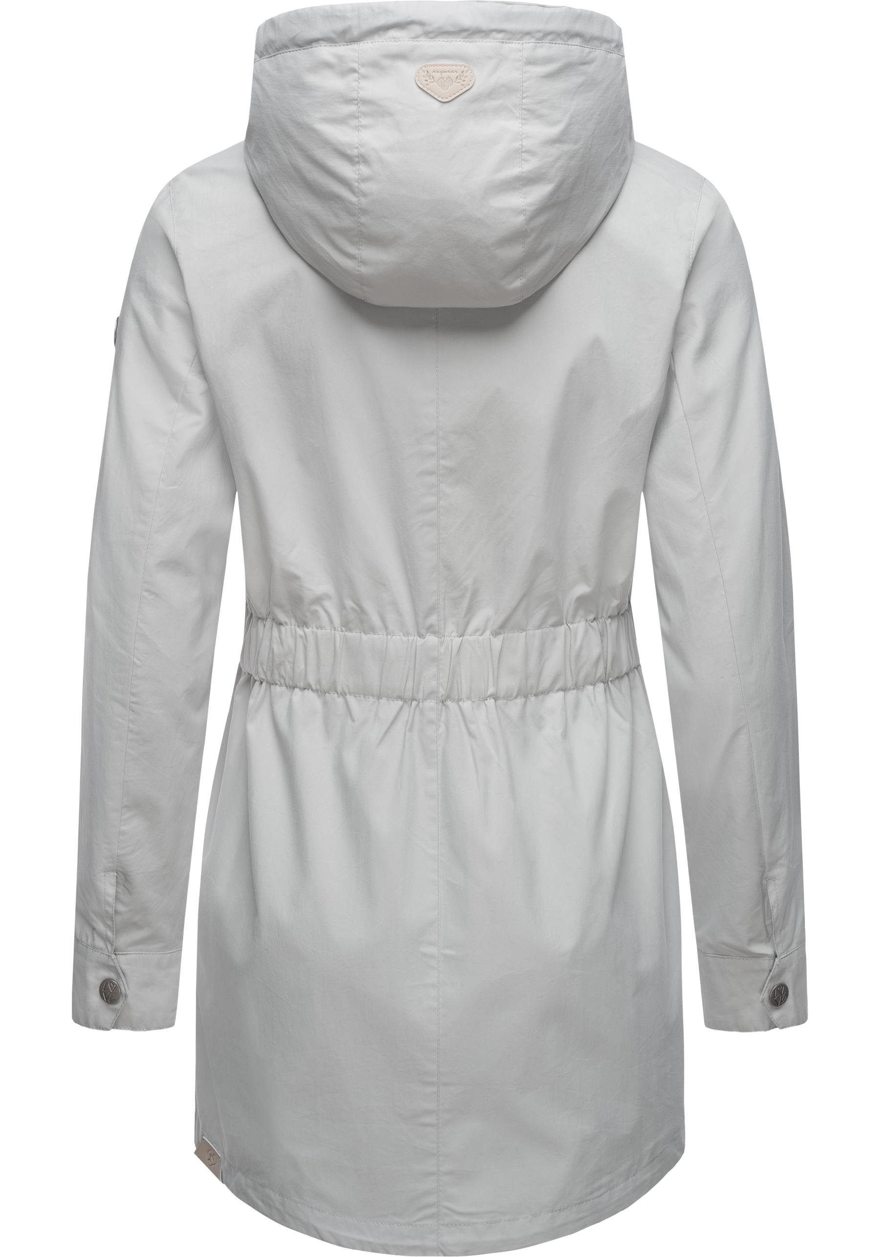 Ragwear Outdoorjacke Mondda schicker Damen Übergangsparka mit tollen Details