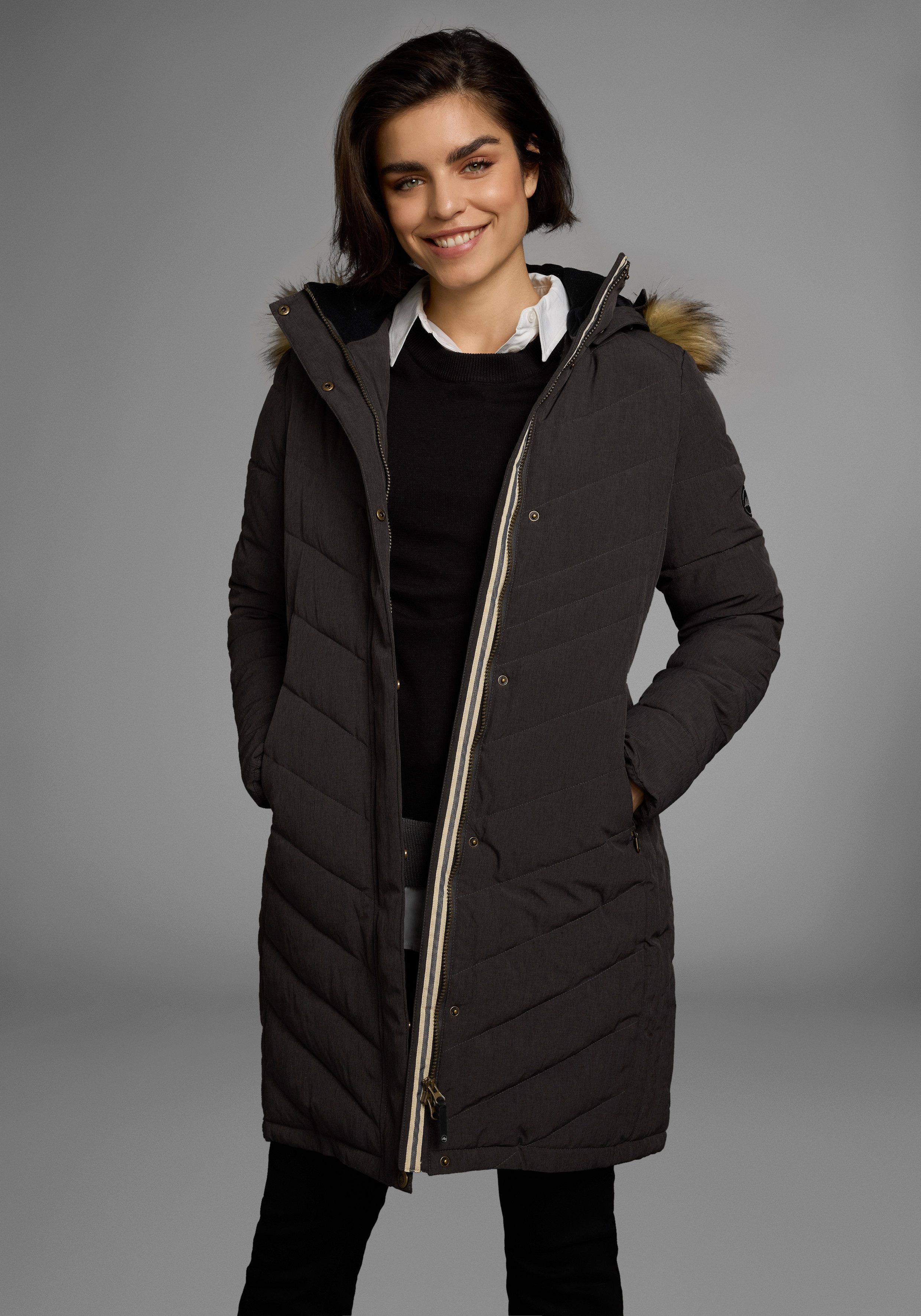 Polarino Steppmantel Wind- und wasserabweisend, atmungsaktiv. günstig online kaufen