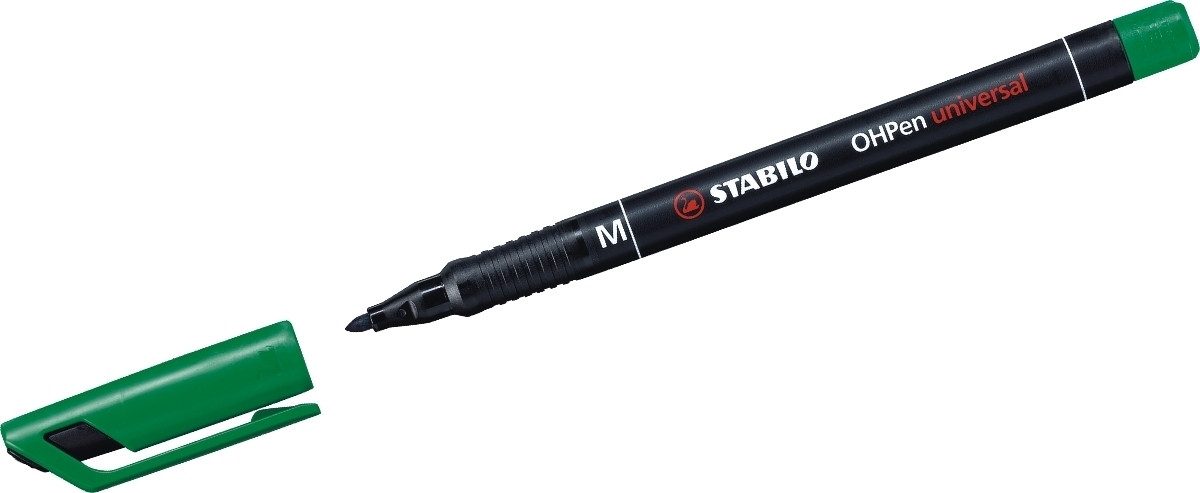 STABILO Folienstift Folienstift mittel permanent grün