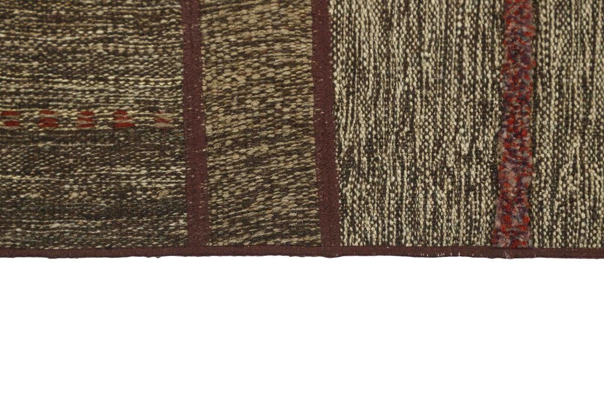 Orientteppich Kelim Patchwork 139x199 Perserteppich, Trading, 4 mm rechteckig, / Höhe: Nain Orientteppich Handgewebter