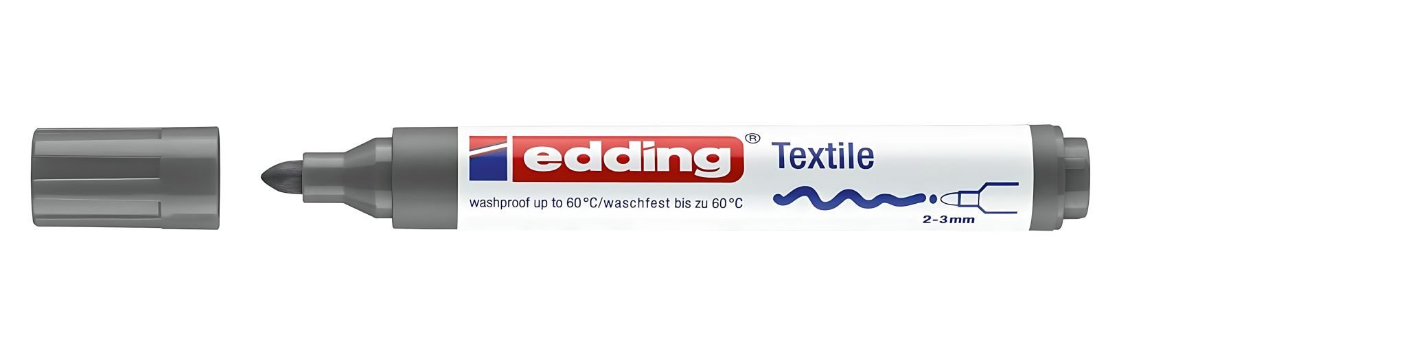 edding Malstift Edding Textilmarker 4500 grau