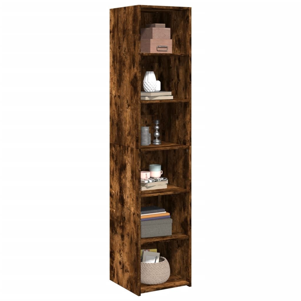 vidaXL Highboard Highboard Räuchereiche 40x41x185 cm günstig online kaufen