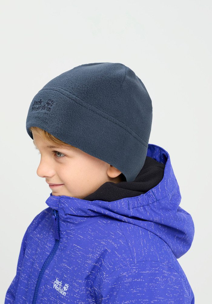 Jack Wolfskin Beanie REAL STUFF BEANIE K Kinder-Fleecebeanie, warm, schnelltrocknend – Bild 4 von 5