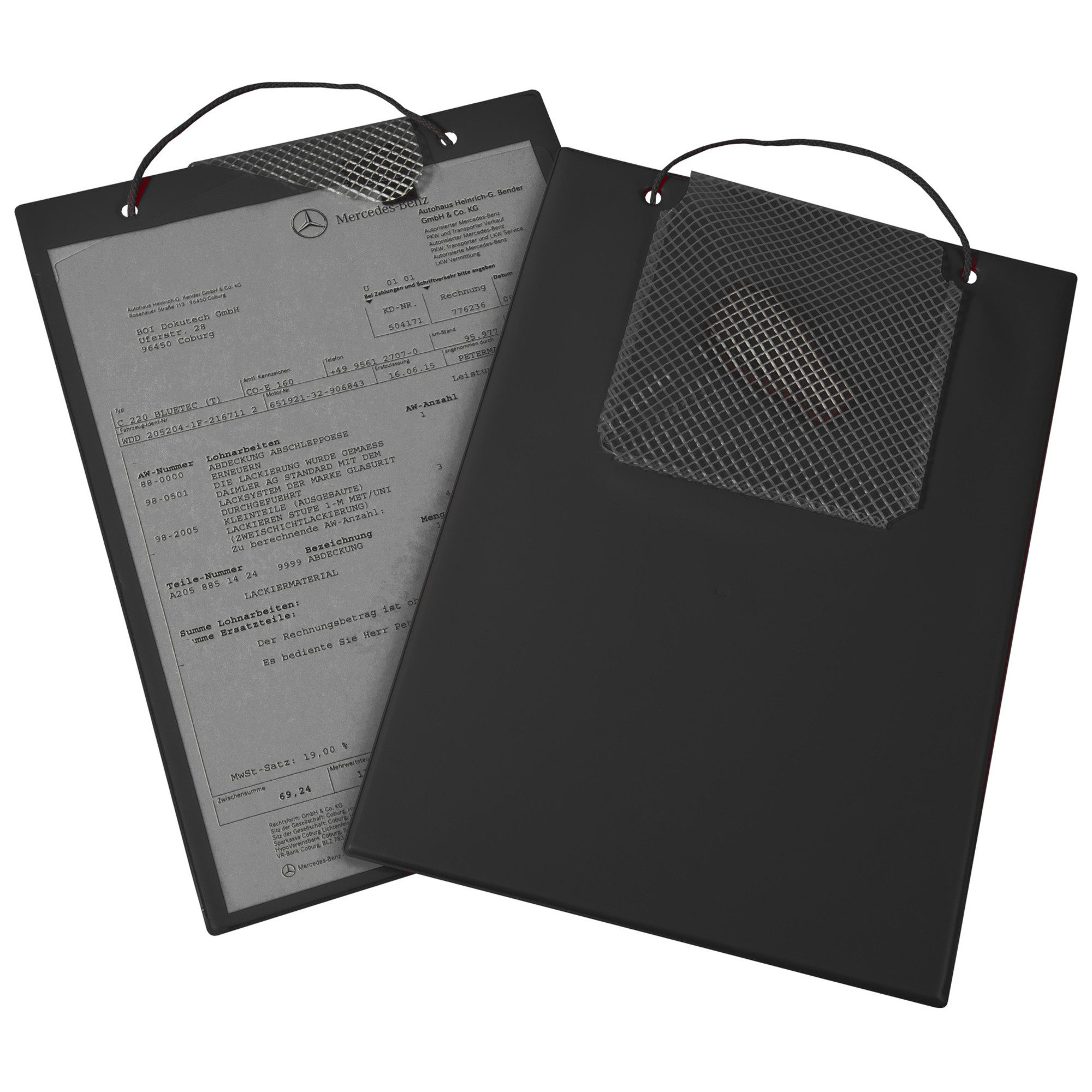 EICHNER Schreibmappe Auftragstasche Plus 9015-00327 A4 schwarz 10 Stück