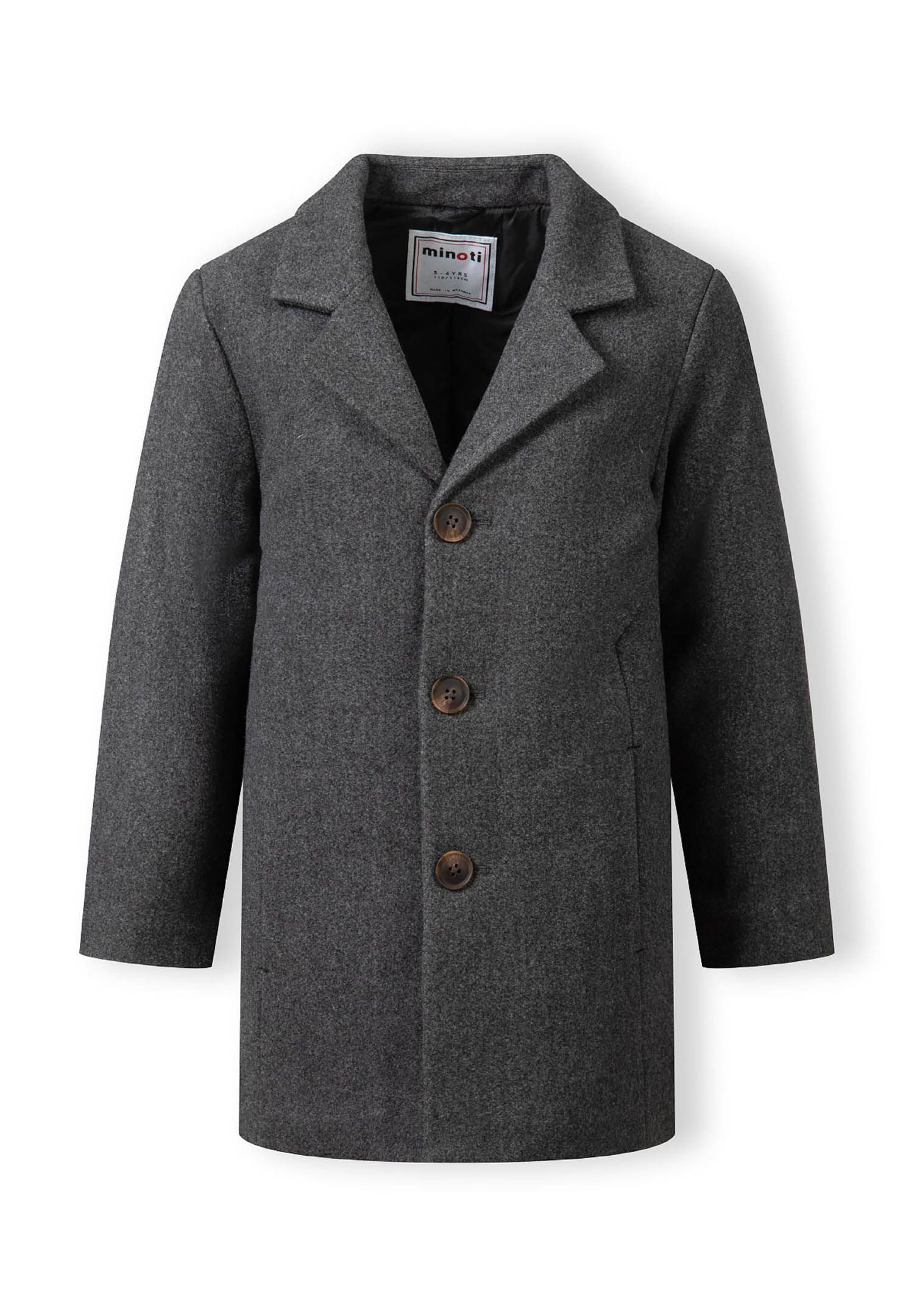 MINOTI Wintermantel Einreihiger Mantel mit Futter und Nahttaschen  (2y-14y) günstig online kaufen