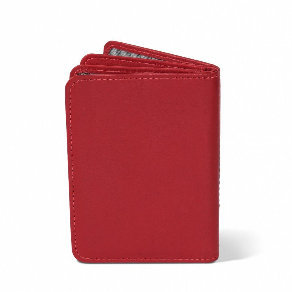 BRANCO Kartenetui A7 Rot, br-302 Leder, Ausweishülle aus Kreditkartenetui Branco 