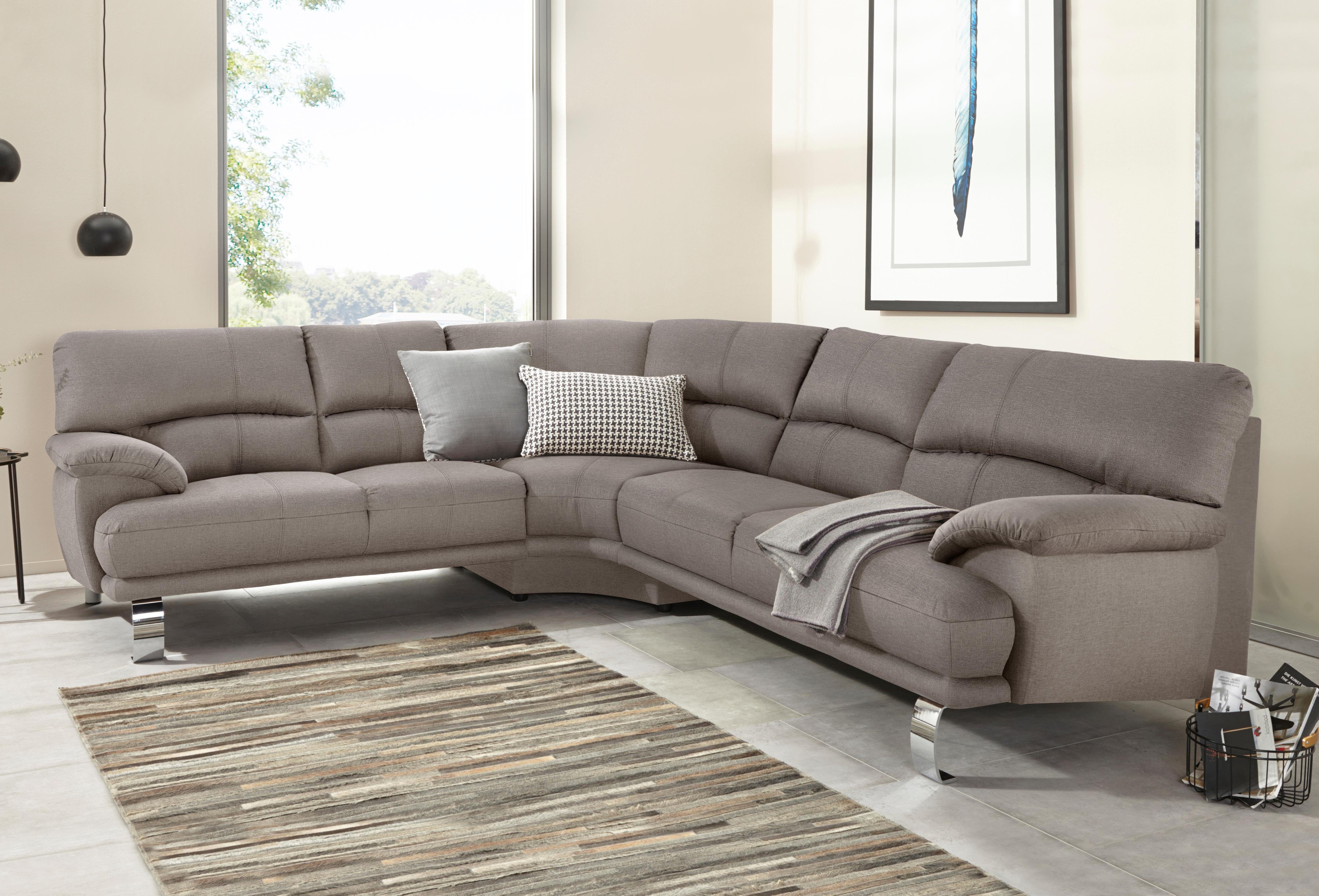 TRENDMANUFAKTUR Ecksofa Cecilia II, in italienischen günstig online kaufen