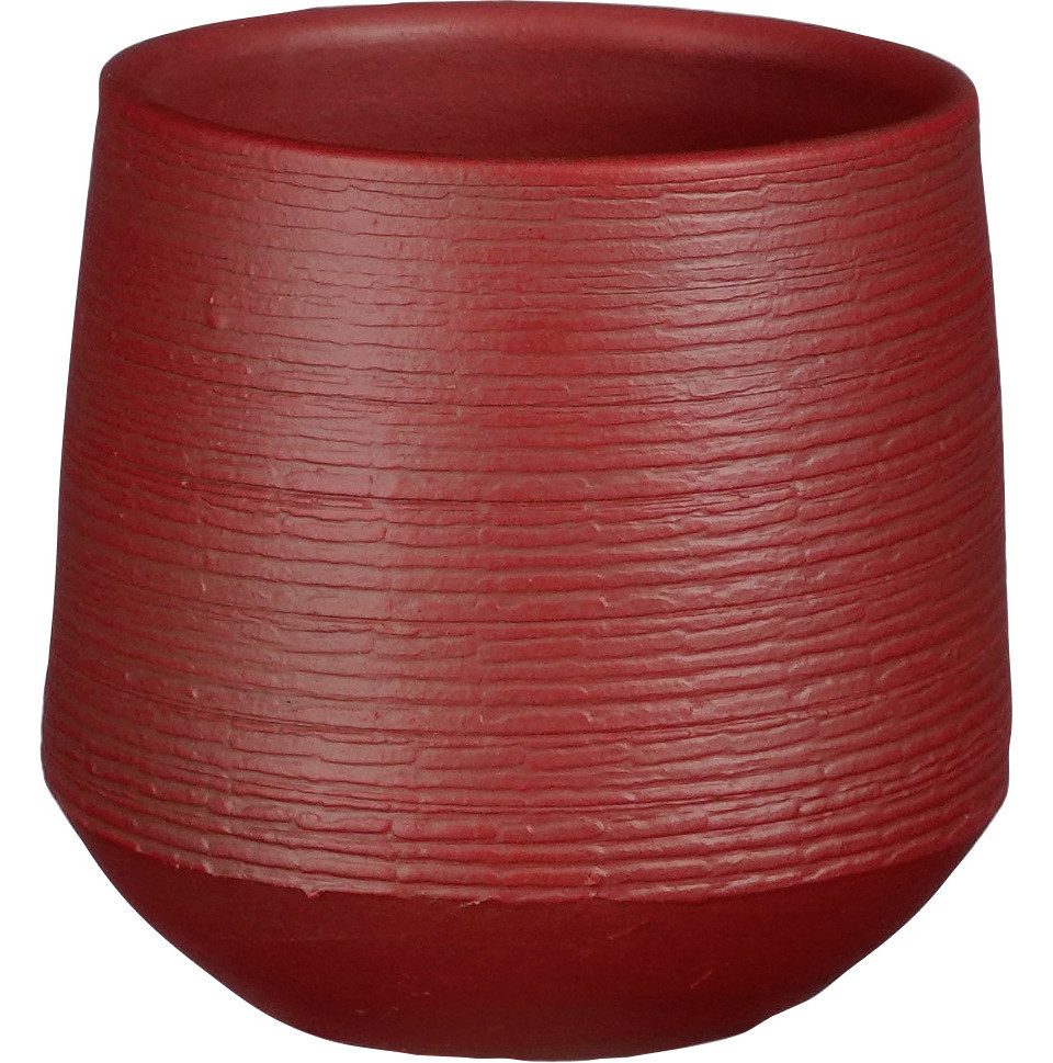 Mica Decorations Blumentopf Mica Blumentopf Evora dunkelrot Terracotta Ø 16 x
