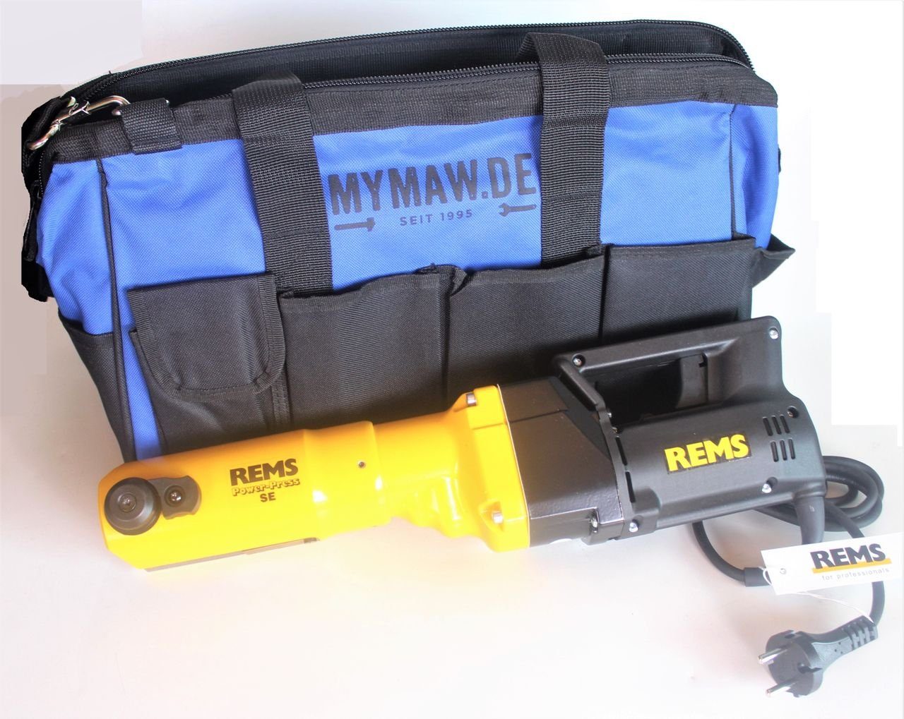 myMAW 572101 REMS Werkstattpresse SE Power mit Tasche Nr. Pressmaschine Rems Press Pr…