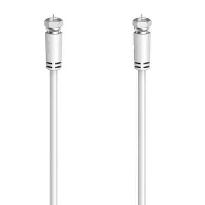 Hama SAT-Anschlusskabel, F-Stecker - F-Stecker, 1,5 - 10 m, 90 dB SAT-Kabel, F-Stecker, (150 cm)