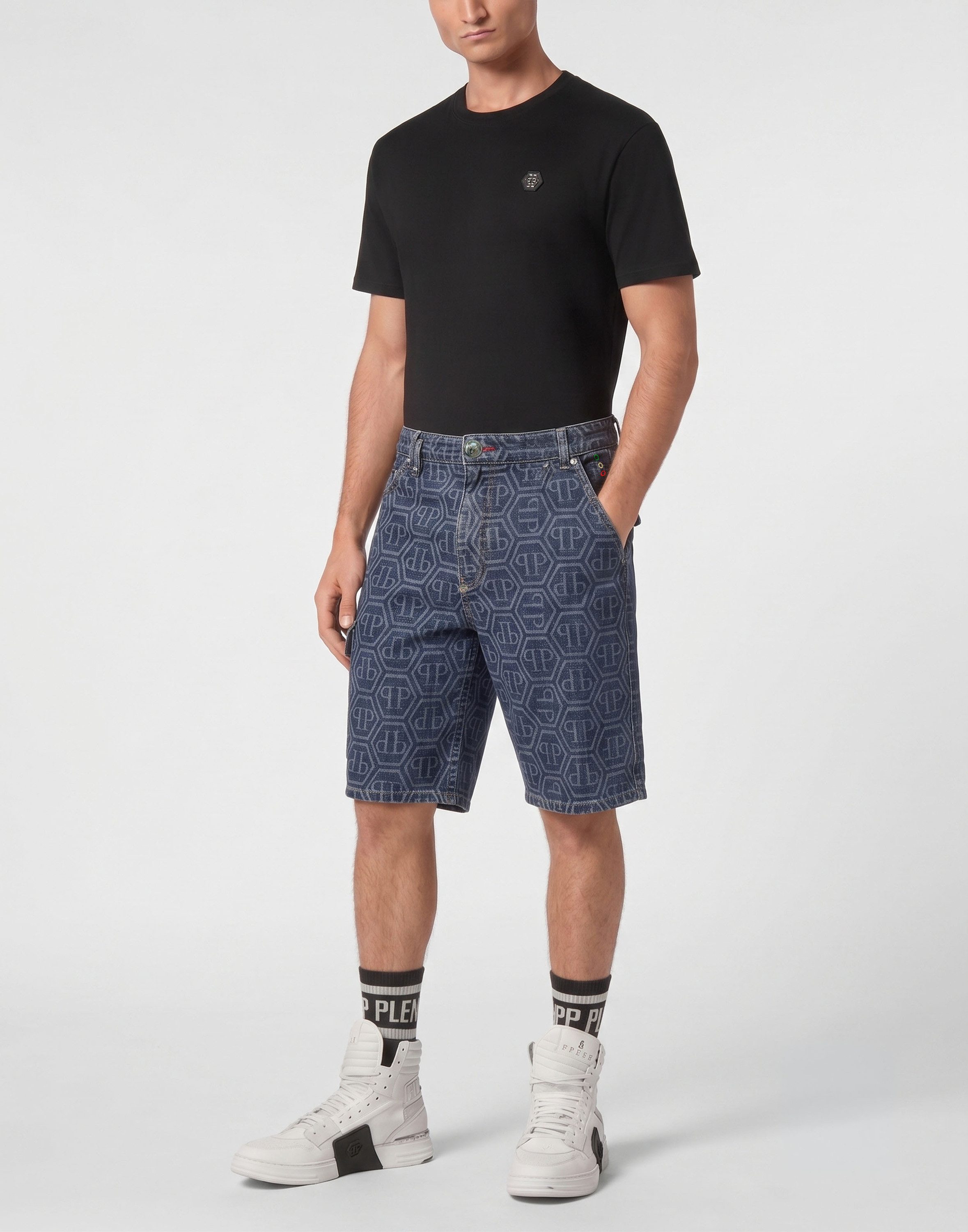 PHILIPP PLEIN Shorts Monogram