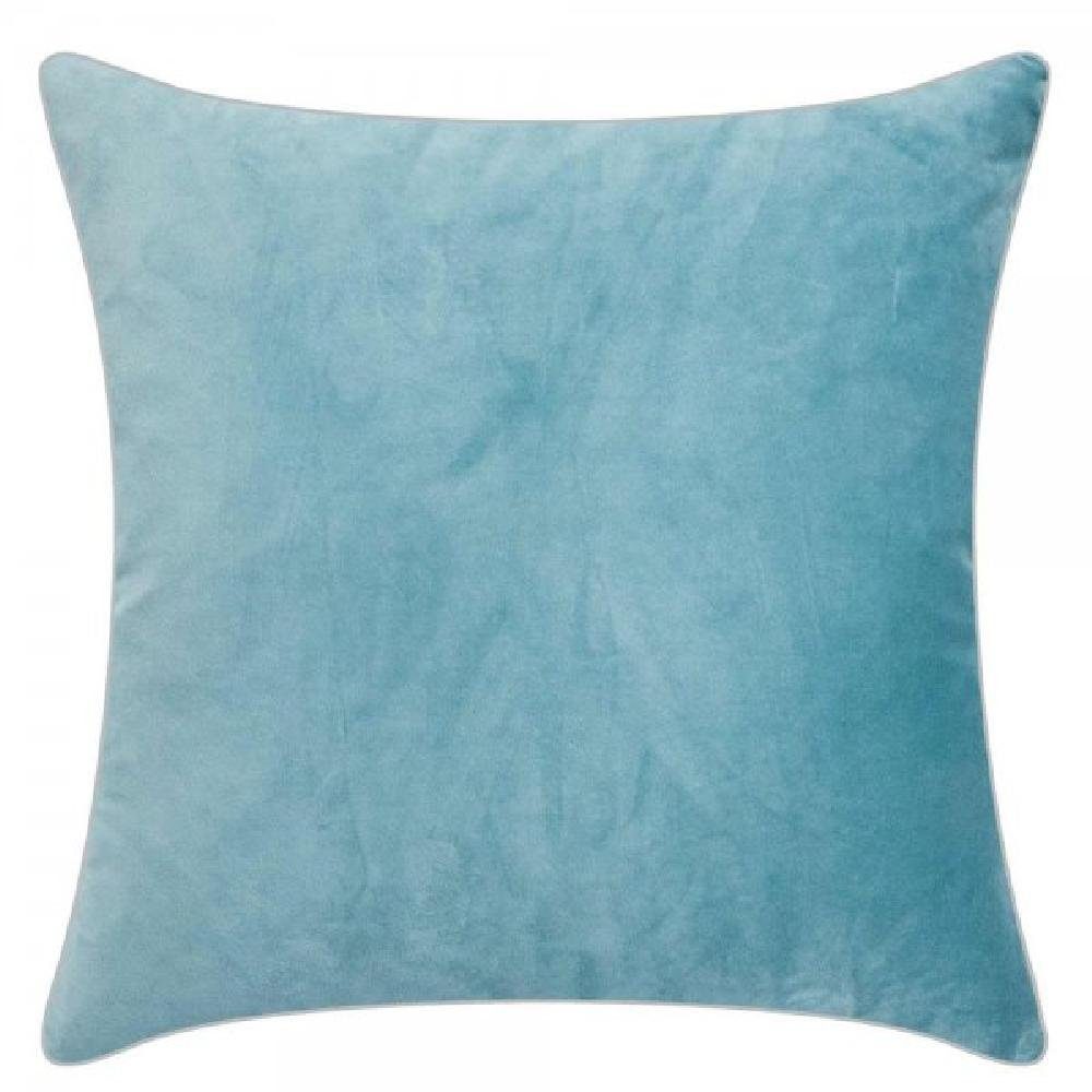 Kissenhülle Kissenhülle Samt Elegance Aqua Blau (50x50cm), PAD