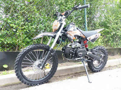 RV-Parts Dirt-Bike 125 ccm Dirtbike Dirt Pocket Pit Bike Pitbike Cross 17/14 Enduro KXD, 4 Gang