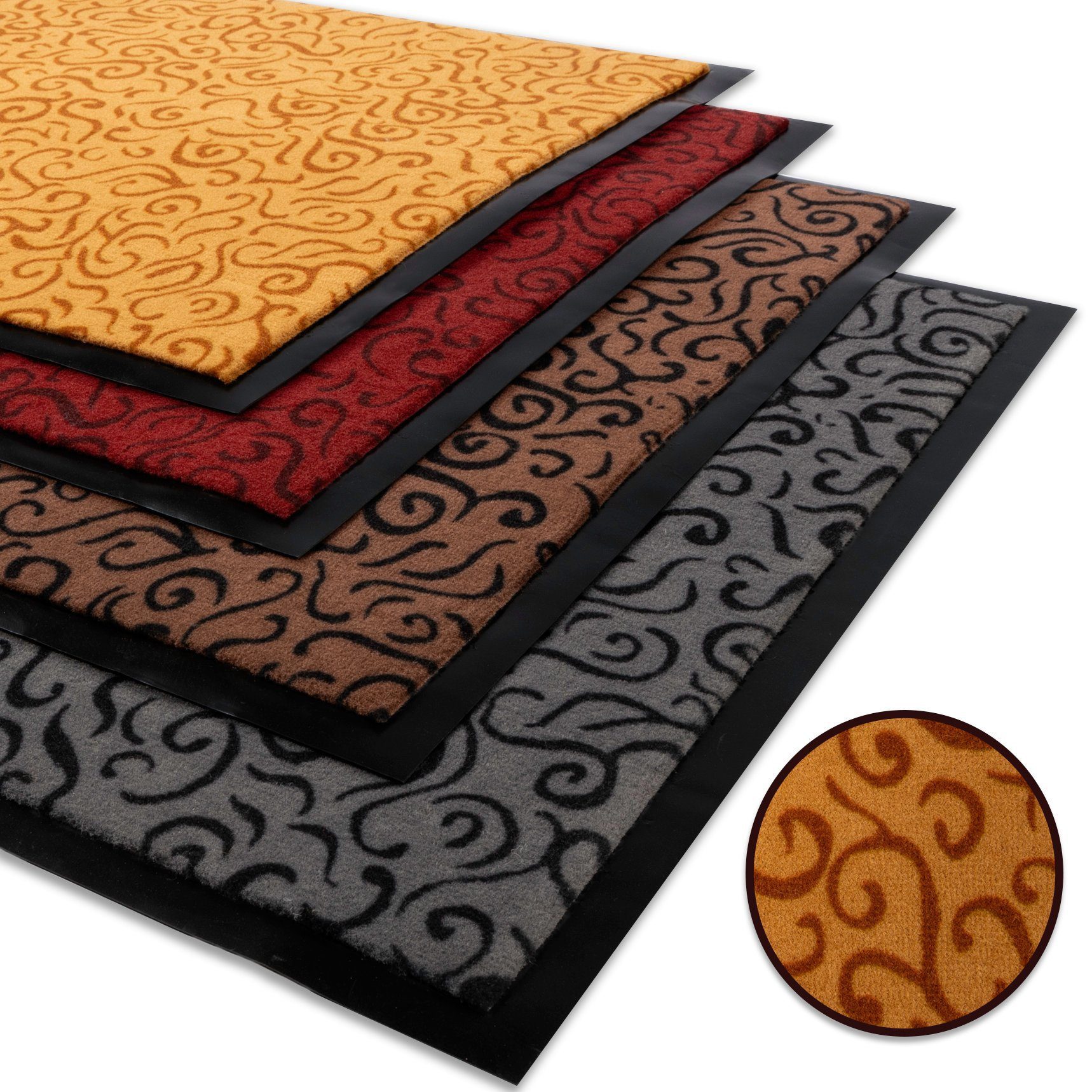 Kubus Fußmatte Design-Sauberlaufmatte Tropical, Viele Farben günstig online kaufen