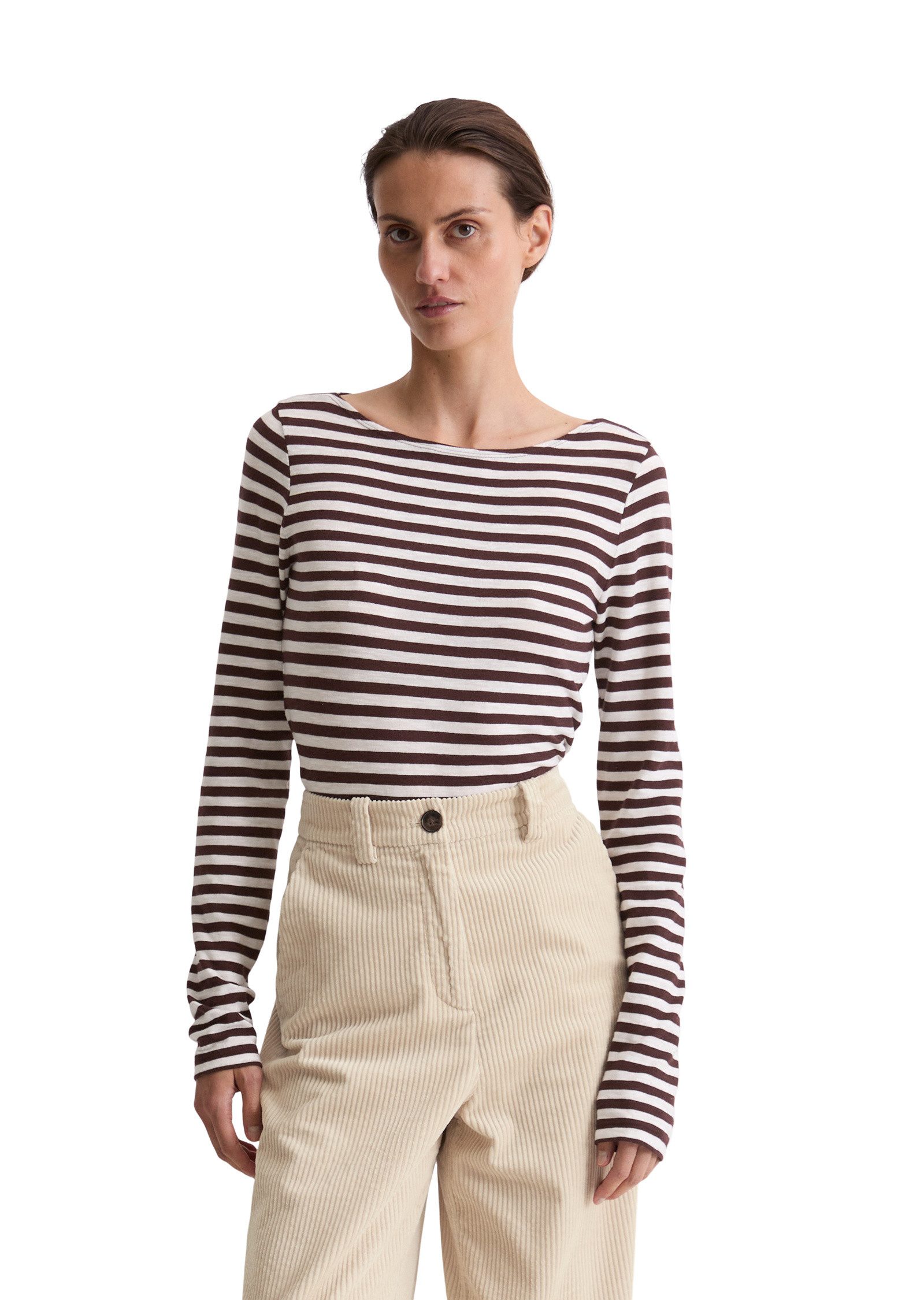 Marc O'Polo Langarmshirt aus Slubjersey