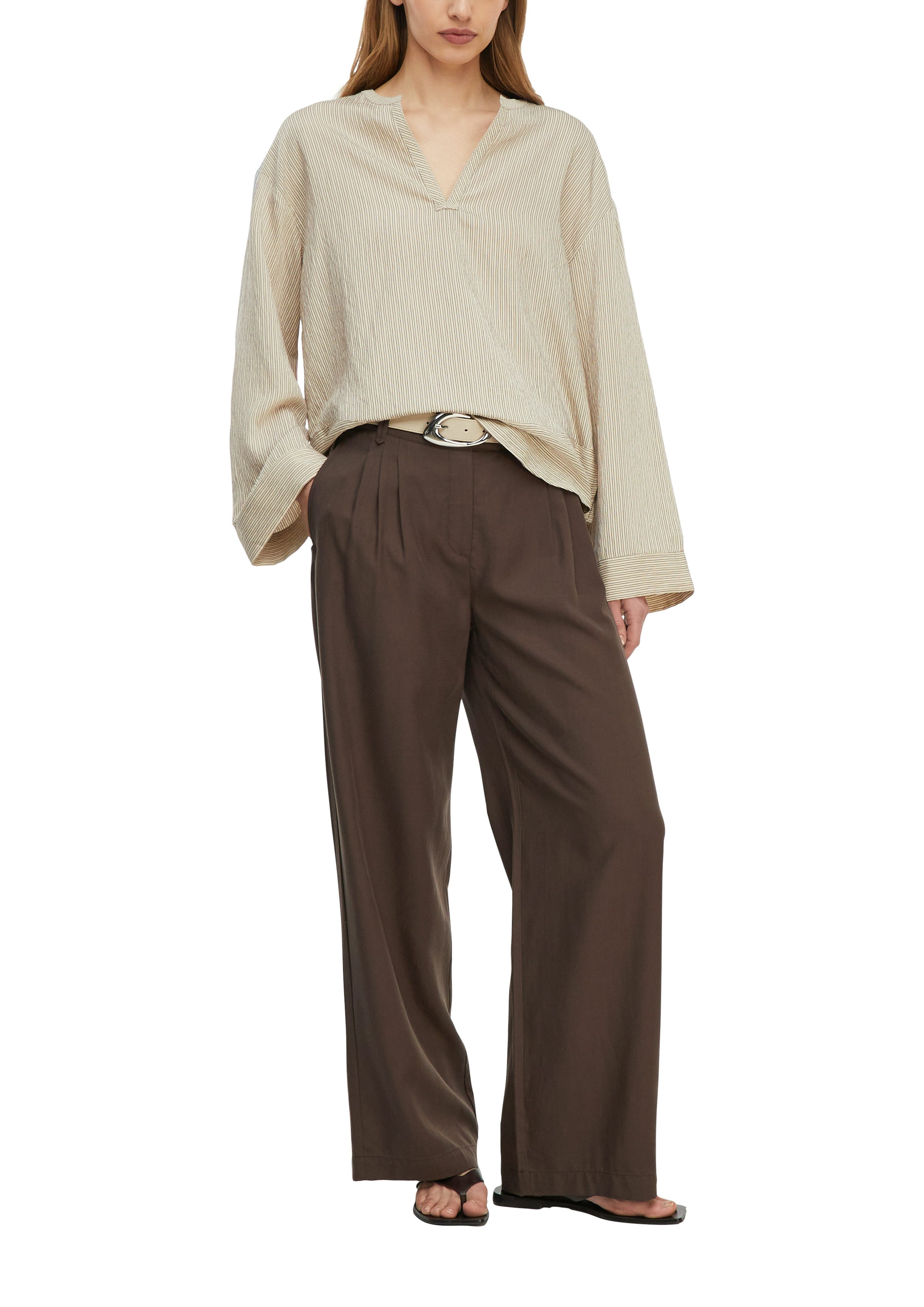 comma Schlupfbluse Weite Passform