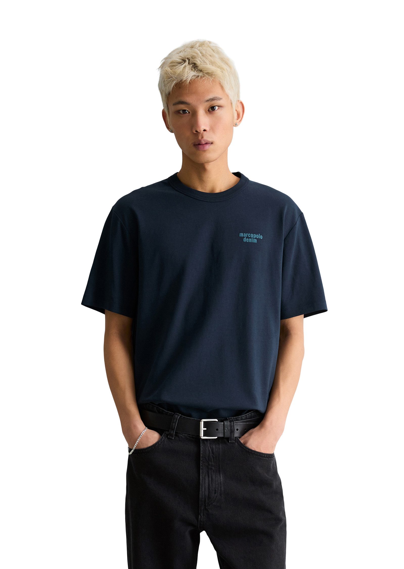 Marc O'Polo DENIM T-Shirt relaxed fit mit Rückenprint