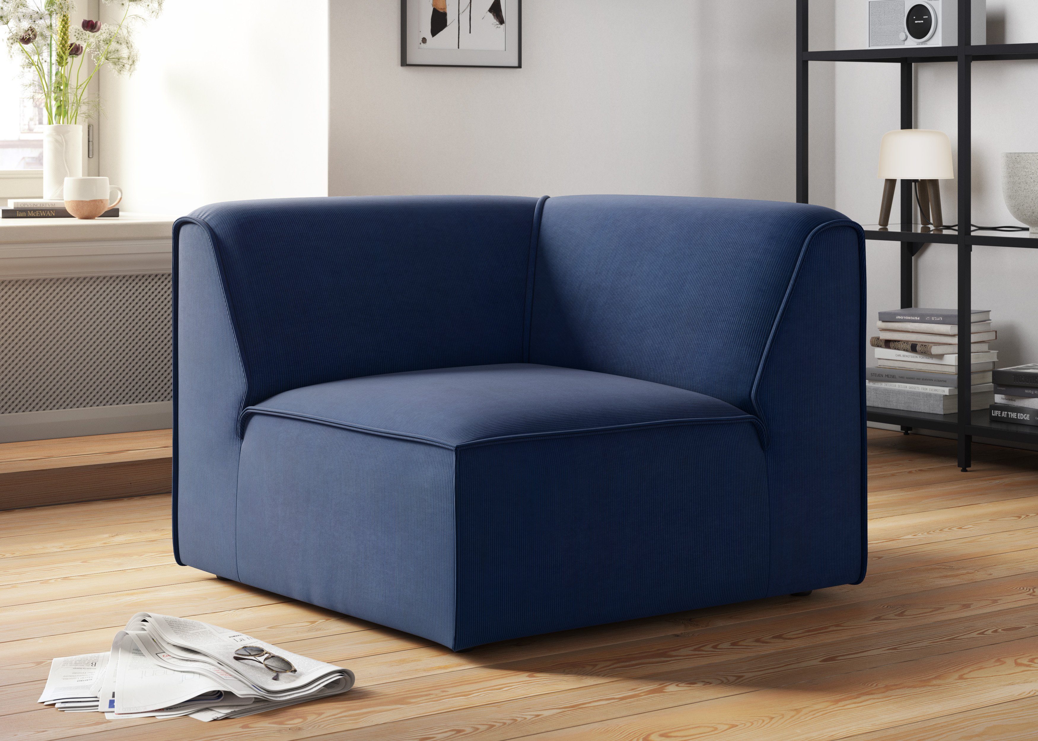 RAUM.ID Sofa-Eckelement Merid, Sofaelement, Maße B/T/H: günstig online kaufen