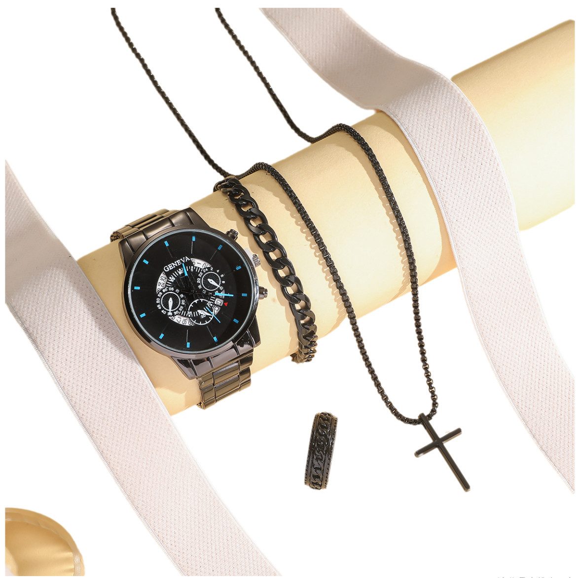 ibettertec Quarzuhr Herren Stahl Gürtel Uhr günstig online kaufen