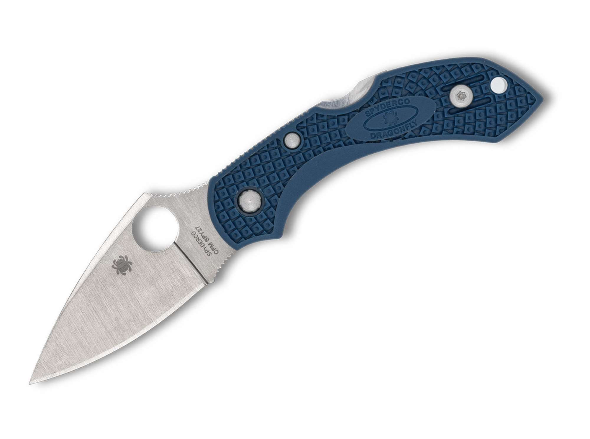 Taschenmesser Spyderco Dragonfly 2 SPY27 FRN Cobalt Blue PlainEdge
