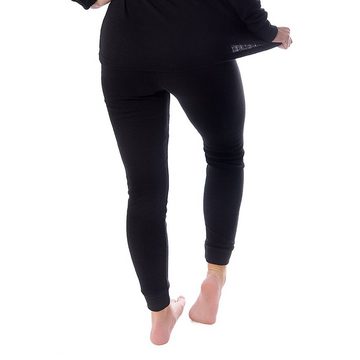 Black Snake Thermounterhose cozy (Spar-Set, 2-St) Damen lange Unterhosen mit Innenfleece 2er-Pack