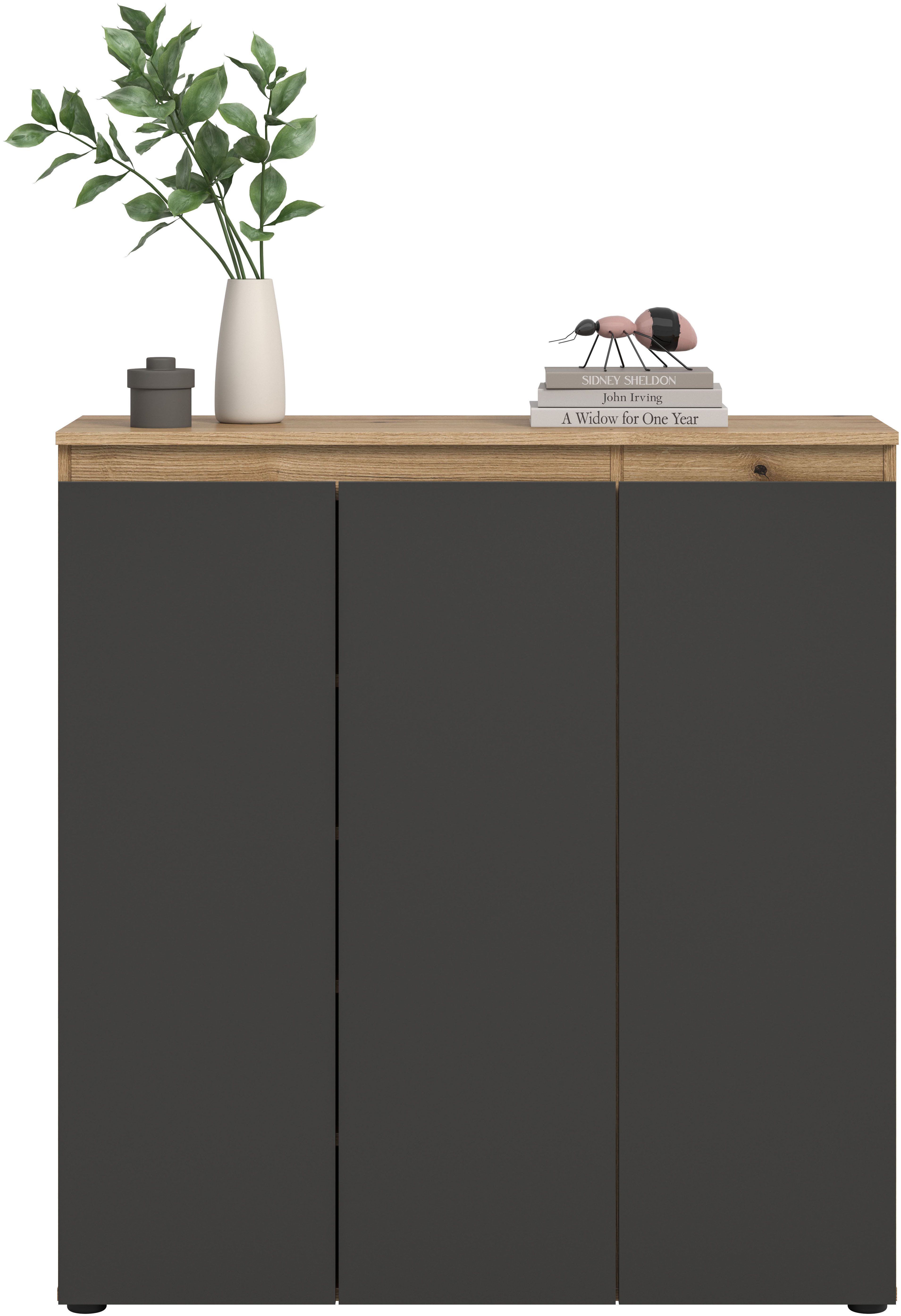 Home affaire Mehrzweckschrank CIPELA, 105x111 cm, viel Stauraum, variable Einlegeböden, universal (1-St., in vielen verschiedenen Trendfarben verfügbar) Schuhsc – Bild 3 von 5