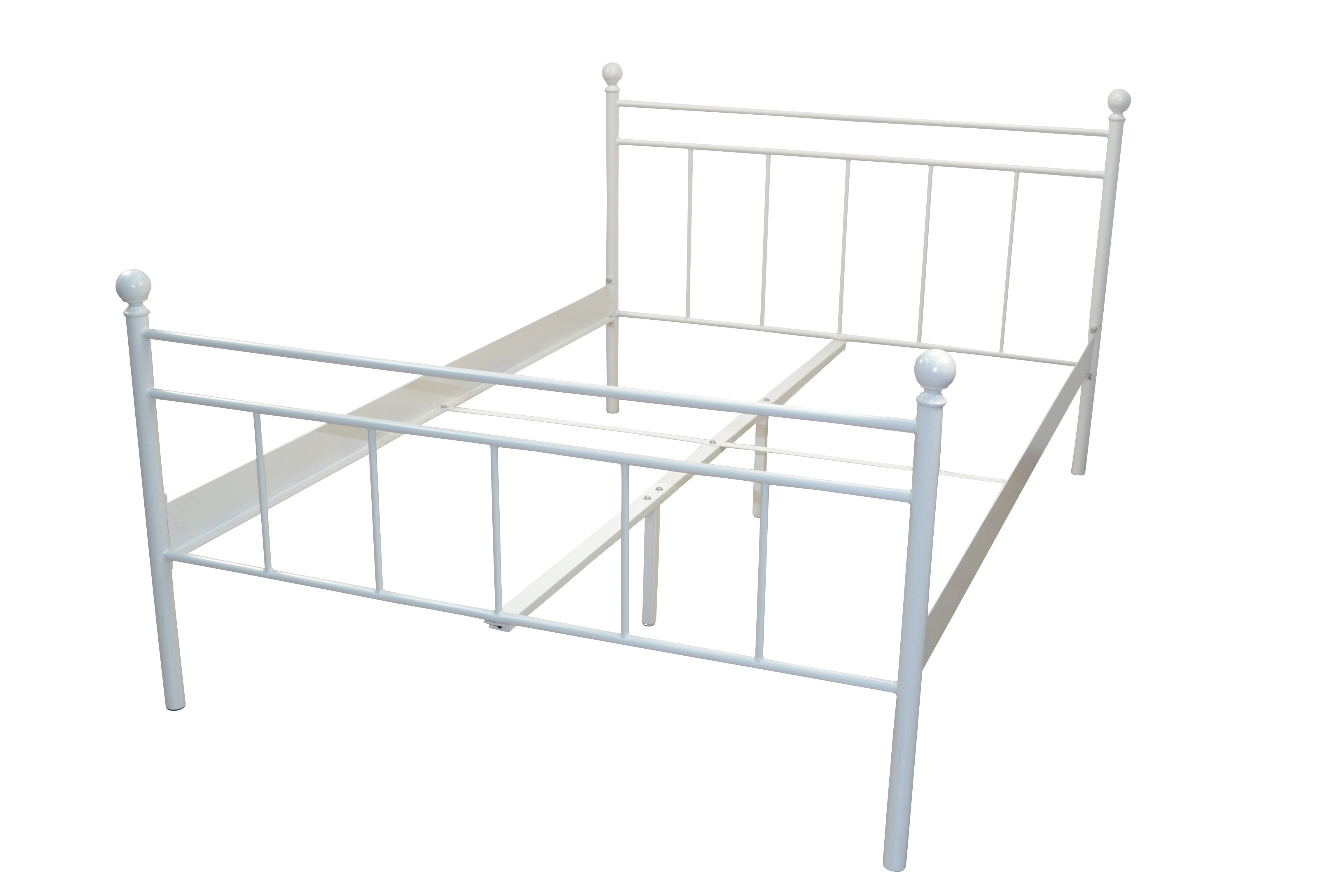 moebel-direkt-online Metallbett Anke Fb. weiß (1-tlg), günstig online kaufen