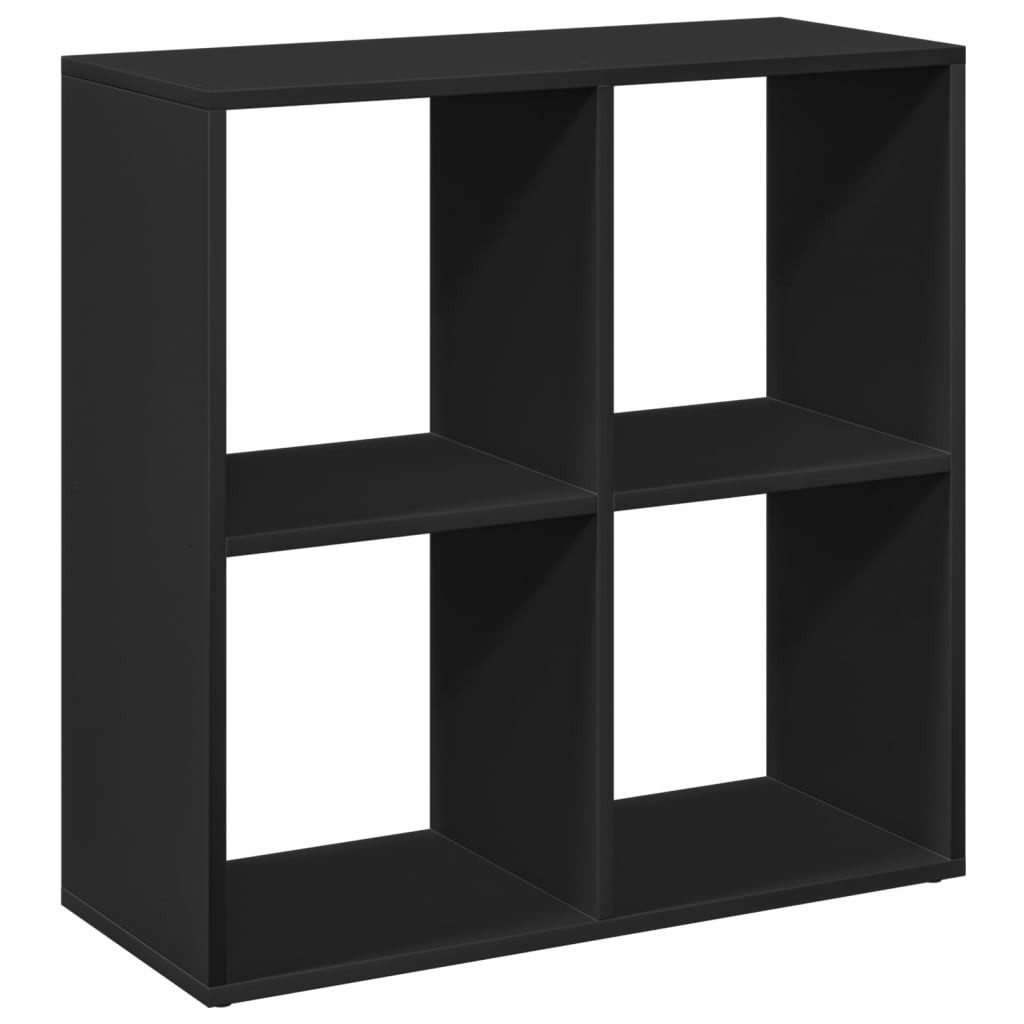 vidaXL Bücherregal Raumteiler-Bücherregal Schwarz 69,5x29x69,5 cm günstig online kaufen