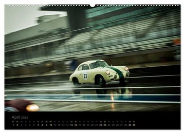 CALVENDO Wandkalender Porsche 356 - Racing (Premium, hochwertiger DIN A2 Wandkalender 2023, Kunstdruck in Hochglanz)