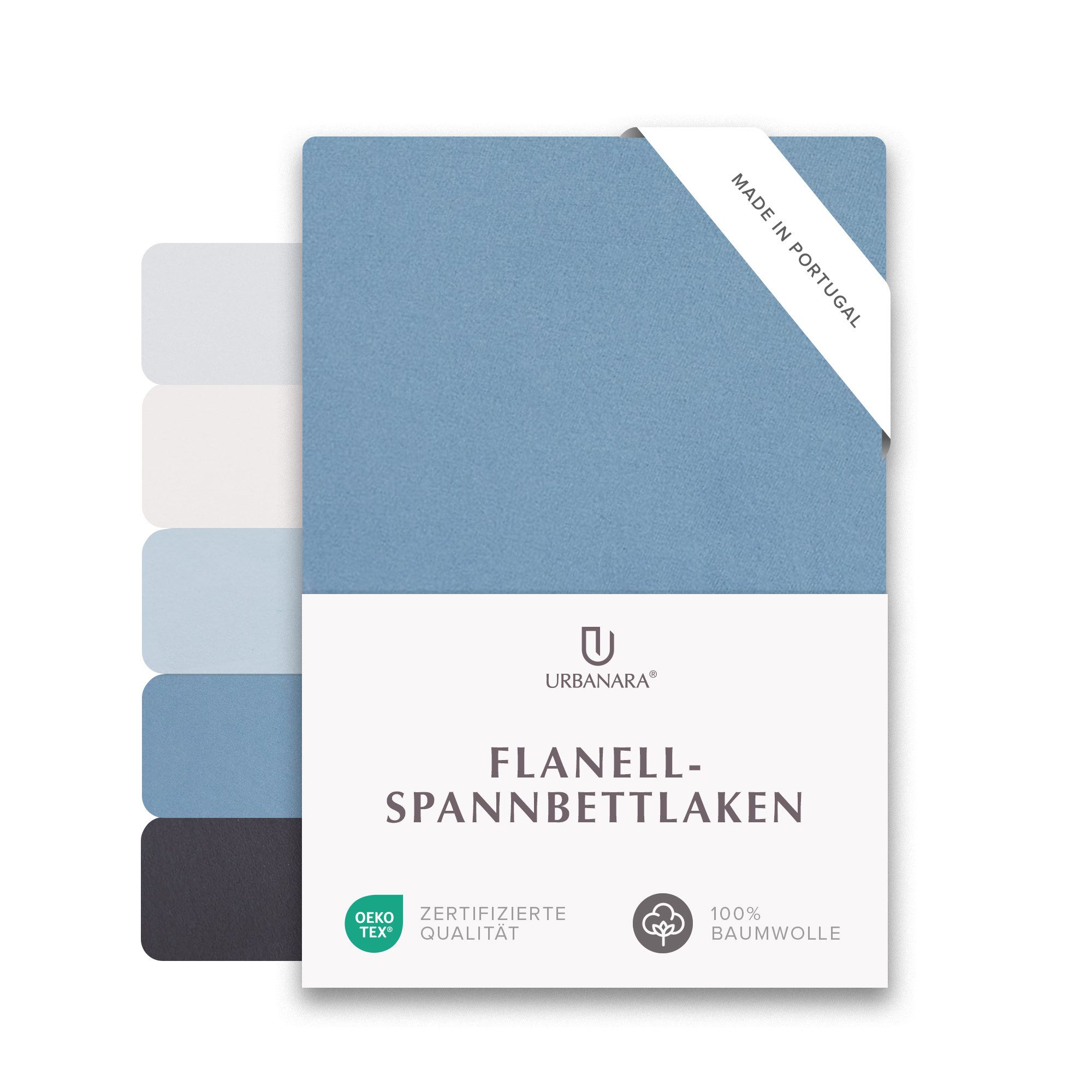 Spannbettlaken Spannbetttuch Montrose I 100% Baumwolle